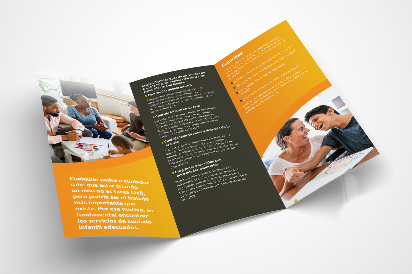 Accessing Child Care Services Pamphlet - SPANISH