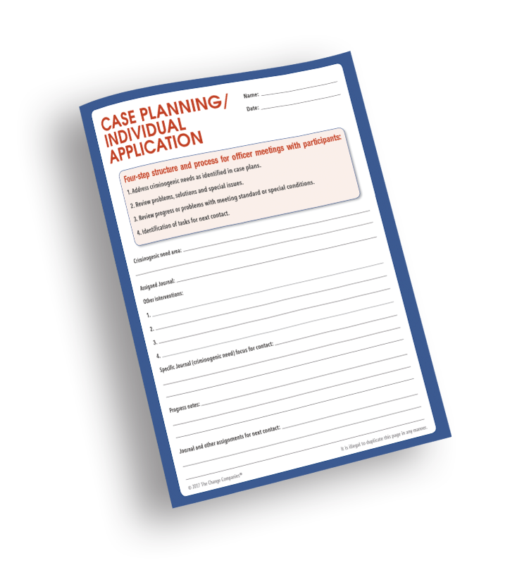 Case Planning / Individual Application
