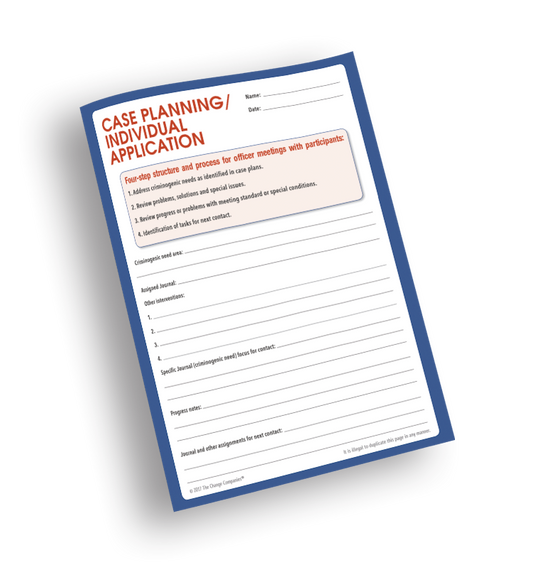 Case Planning / Individual Application