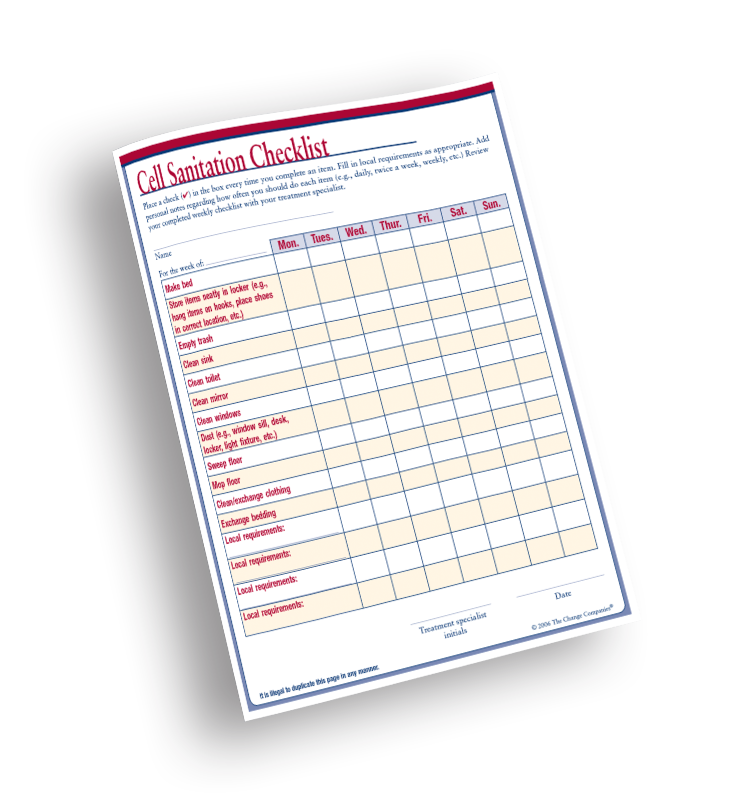 Cell Sanitation forms